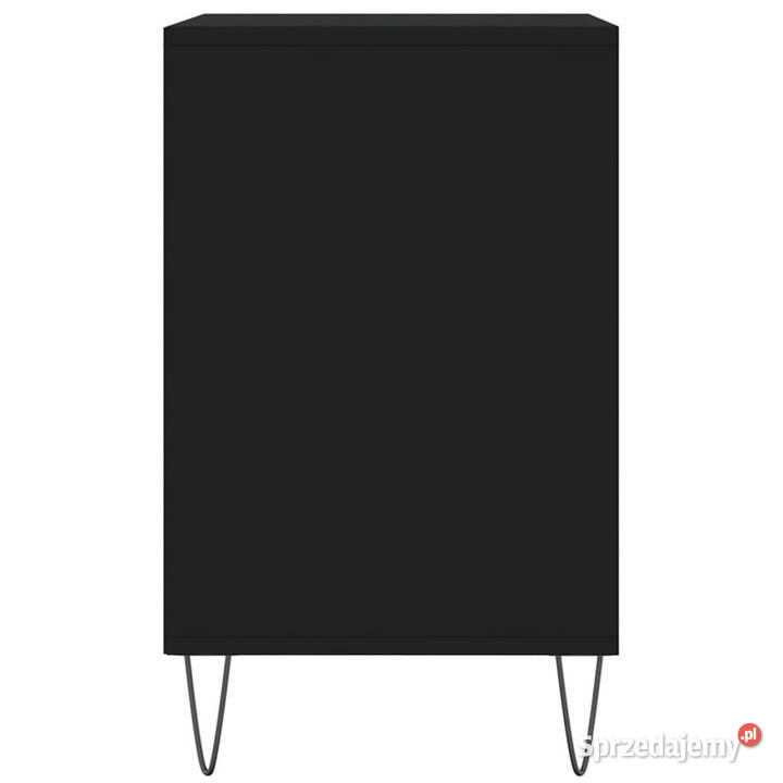 Szafka na buty czarna 102x36x60 materiał
