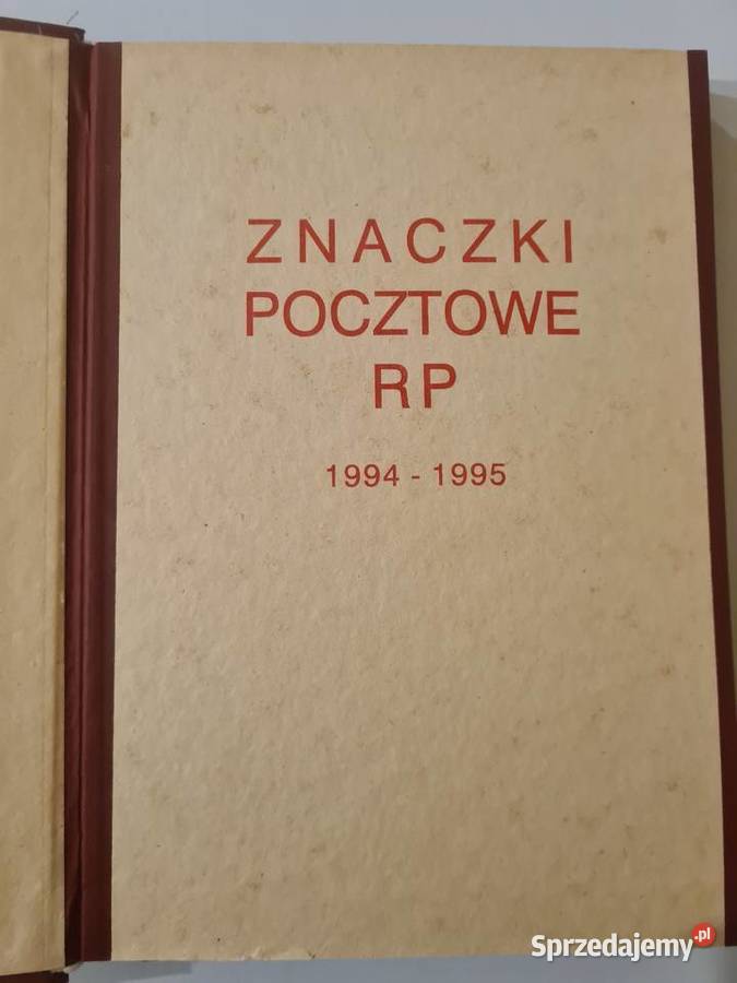 Znaczki pocztowe RP tom XX 199495r KOMPLETNY Chorzów