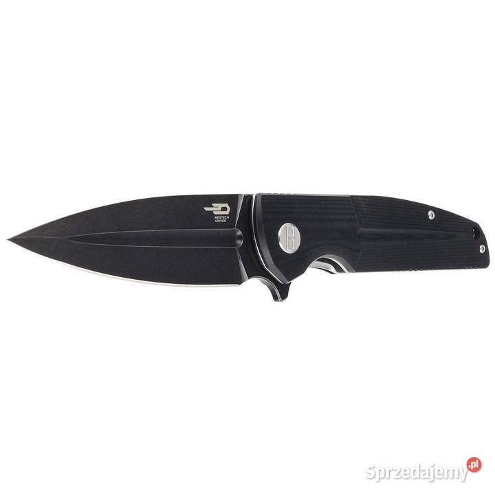 Nóż składany Bestech Fin Black G10 Black Warszawa