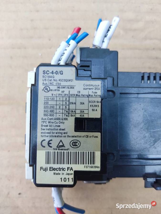 Stycznik fuji electric sc40g sc18ag 2 wielkopolskie Kotlin
