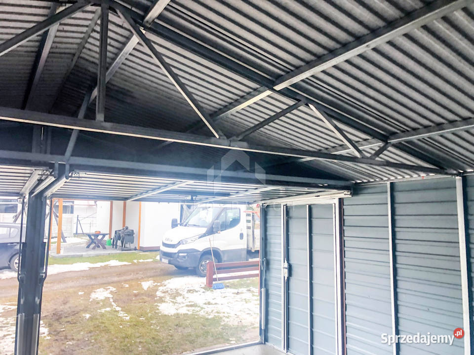 Garaż Blaszany 6x6m 2x Brama Uchylna Drzwi 353zł/m2 Wieliczka sprzedam