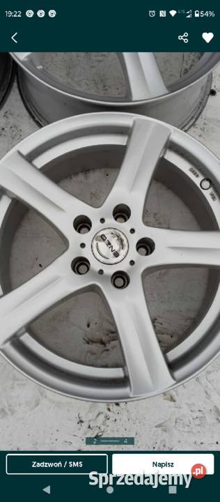Felga aluminiowa enzo 511517 opel Antara
