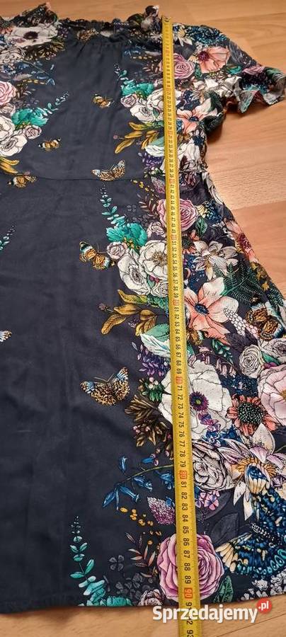 Letnia sukienka w kwiaty z wiskozy L 40 Oasis Kraków