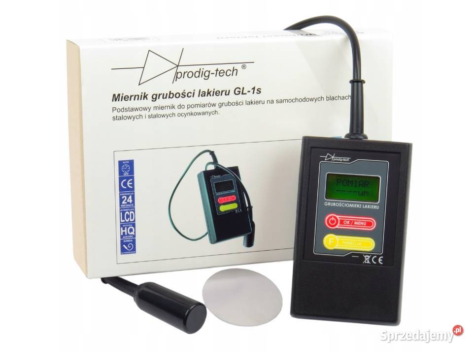Najlepszy Miernik grubości lakieru GL1s Nowy