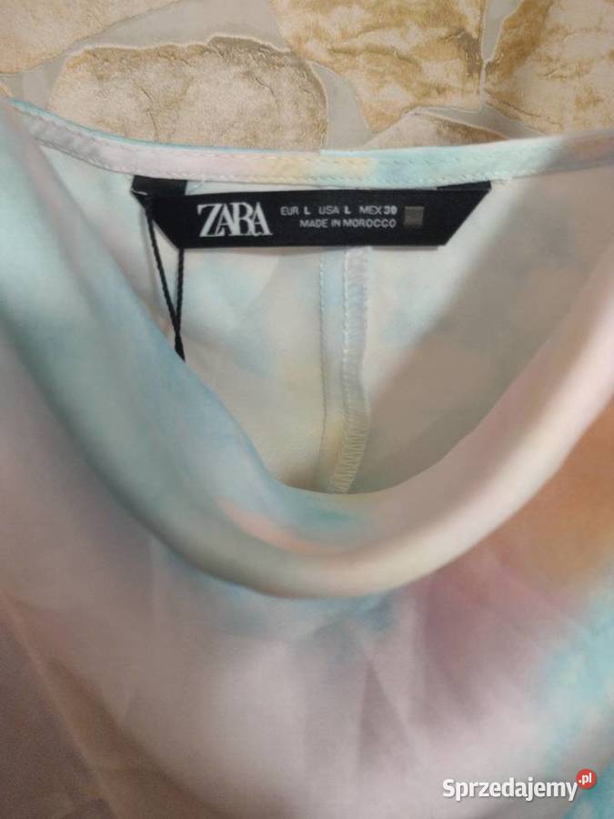 40L ZARA Pastelowa Ekskluzywna bluzka z Madrytu Rozmiar 40(L) małopolskie