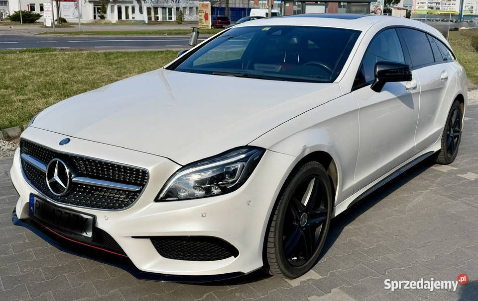 Mercedes Cls AmG 4x4 Biała Perła Sam Parkuje wielkopolskie Poznań