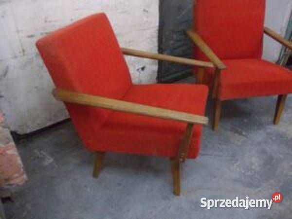 Fotele Czechosłowackie Tatra Nabytek PRL vintage Bielsko-Biała