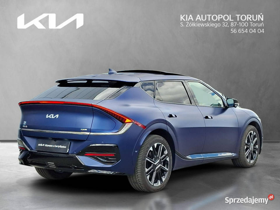 Kia EV6 DEMO84kWh AWD GTline dach niebieski EV6 kujawsko-pomorskie