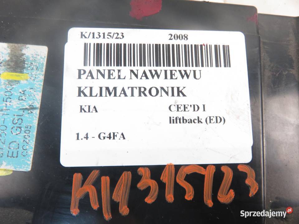 KLIMATRONIK KIA CEED I liftback ED 972501H500