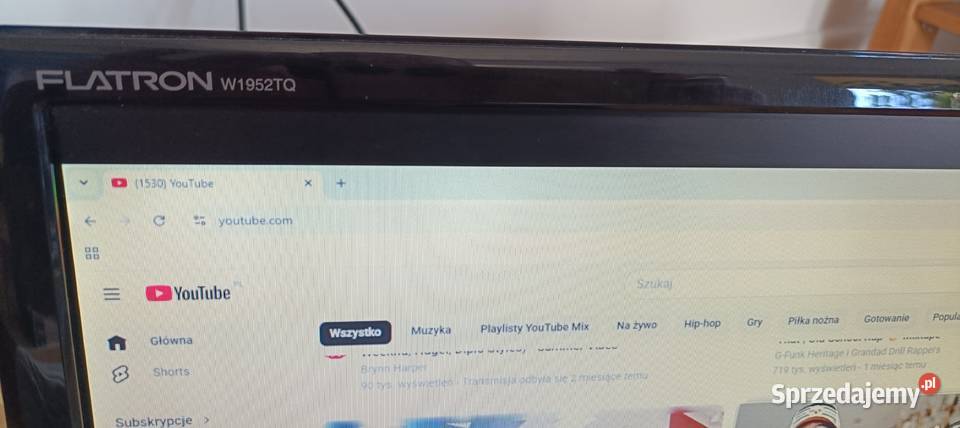 Monitor LG Flatron W1952TQ 19 retro styl sprawny Monitory i projektory Warszawa