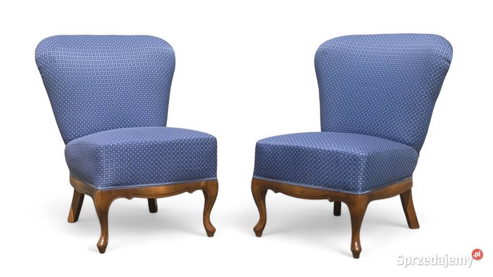 Para eleganckich foteli koktajlowych w stylu Gryfice
