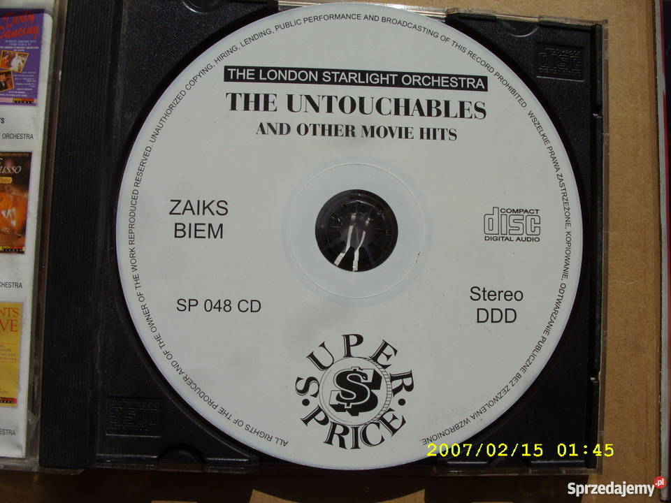 Eilm CD THE LONDON STARLIGHT ORCHESTRA Muzyka Wołów
