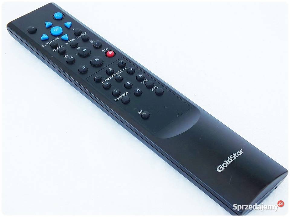 Pilot GOLDSTAR do magnetowidu VHS video z lat Żary