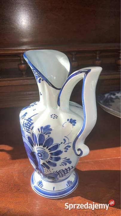 Dzbanek amfora Wazon Syg Delft Handpointed Gdańsk