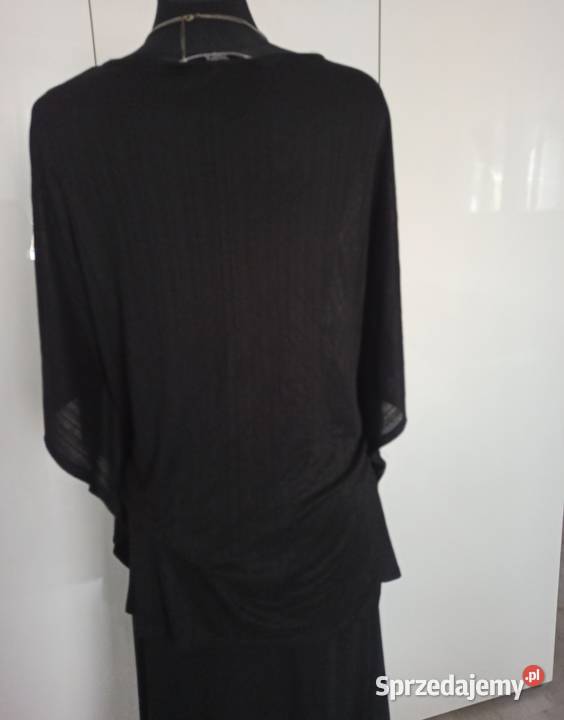 czarna bluzka oversize