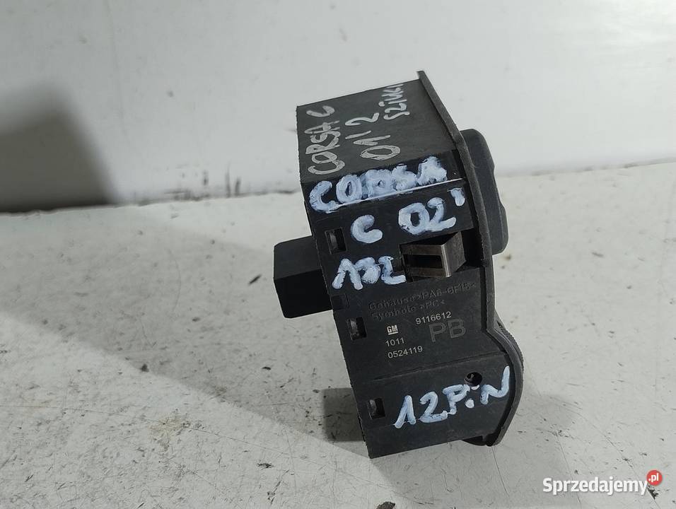 PANEL WŁĄCZNIK ŚWIATEŁ 12 PIN OPEL CORSA C