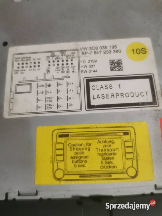 Fabryczne Radio VW Karpacz