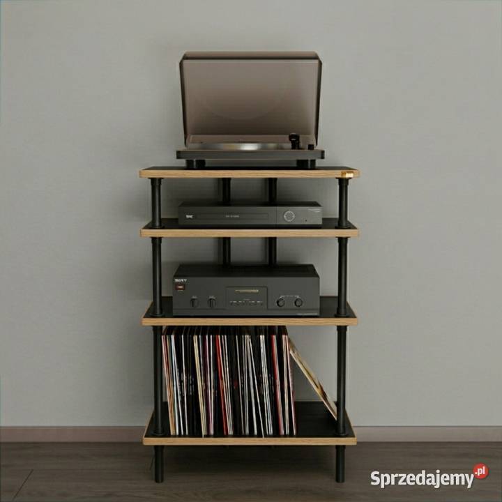 Stolik hifi szafka audio regał na płyty winylowe Supraśl