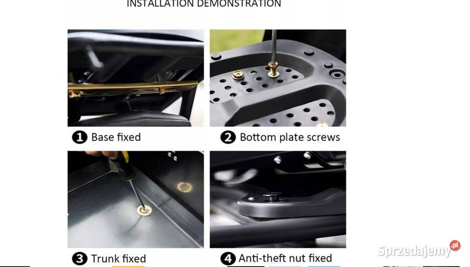 KUFER BAGAŻOWY CENTRALNY CZARNY 45 L Z Kufry śląskie