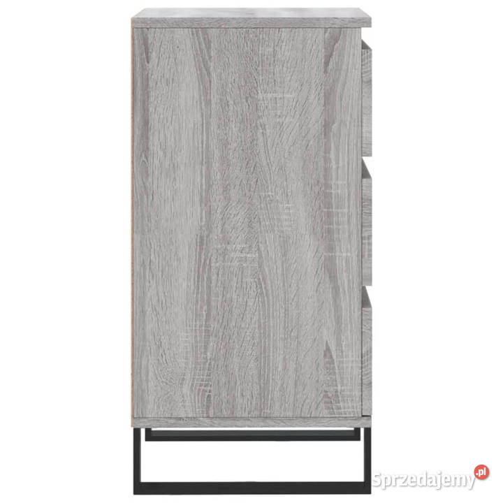 Komoda szary dąb sonoma 40x35x70 materiał
