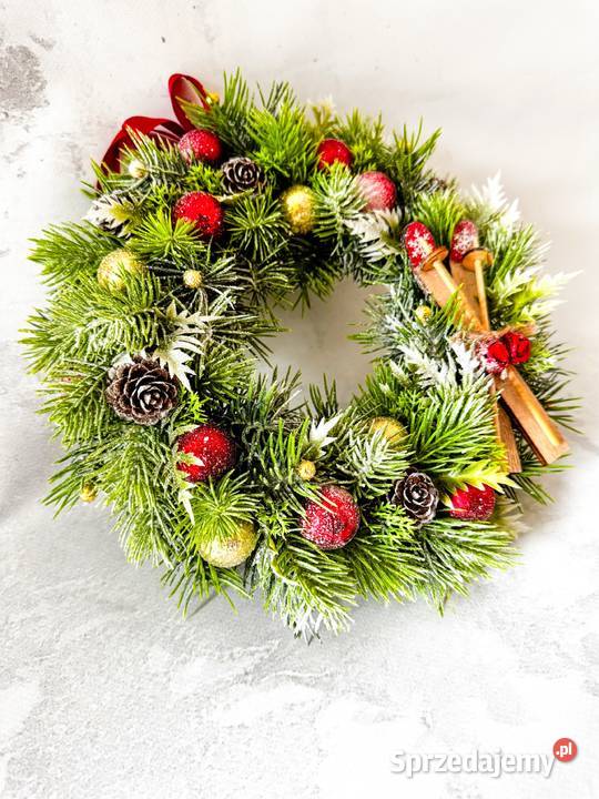 Wianek świąteczny rozmiar M Zielona Góra