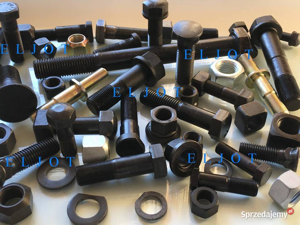 ŚRUBA I NAKRĘTKA LEMIESZOWA MOCUJĄCA ZĄB DO CAT Części do maszyn budowlanych