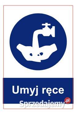 Naklejka BHP Umyj ręce GL012 Kamionna
