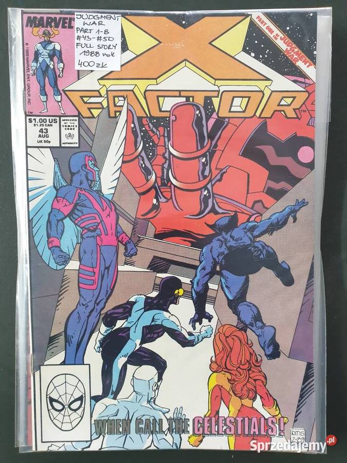 XFactor Judgment War zestaw 8 komiksów Marvel Komiksy pomorskie Gdynia