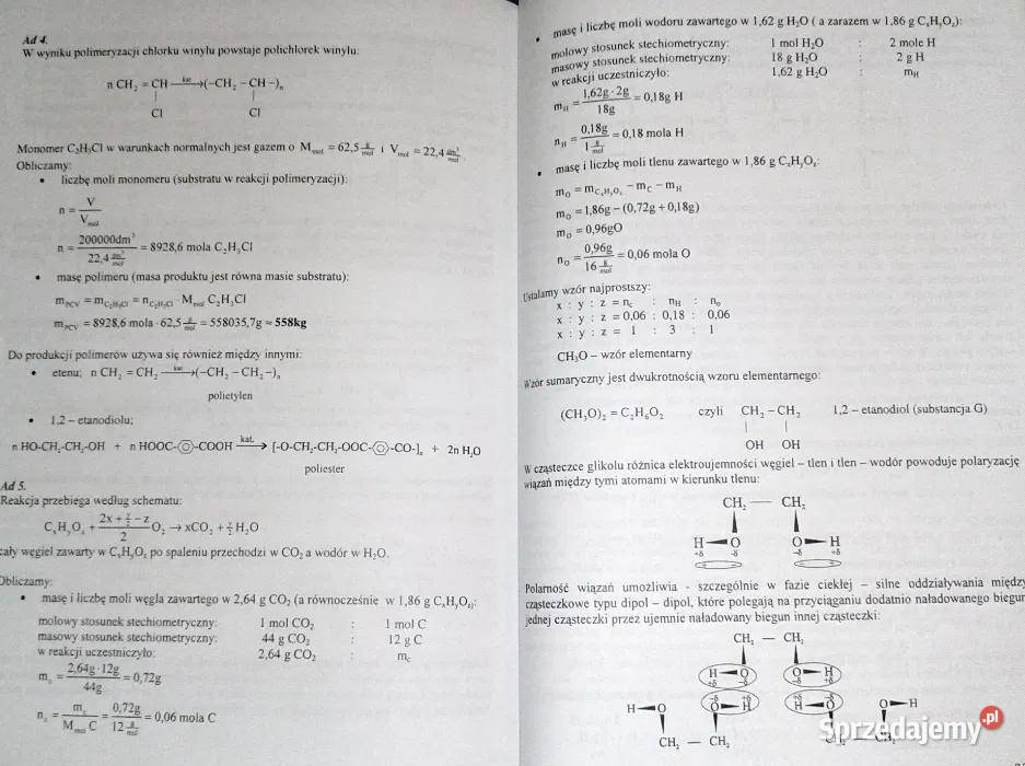 Chemia Tematy zagadnienia maturalne Anna Rok wydania 2000 Chełm