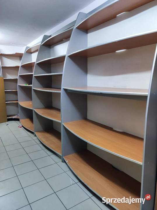 Regały głębokie drewno plus metal podlaskie Bielsk Podlaski