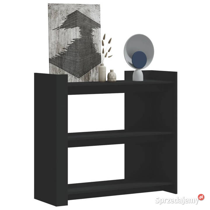 Stolik konsolowy czarny 100x35x90 materiał Meble Warszawa