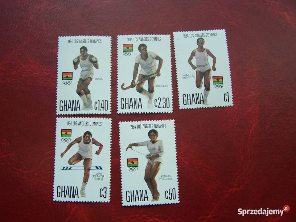 Ghana 1984 MNH Olimpiada Los Angeles 84 Sport śląskie Tychy