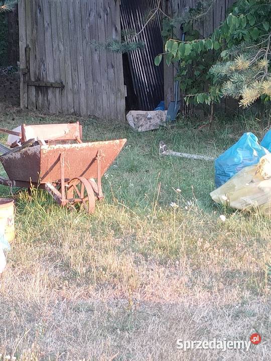 Taczka zabytek lata 5060 Skrzynki