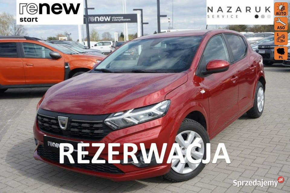 Dacia Sandero 10TCe 90 Comfort salon I klimatyzacja lubelskie Lublin sprzedam