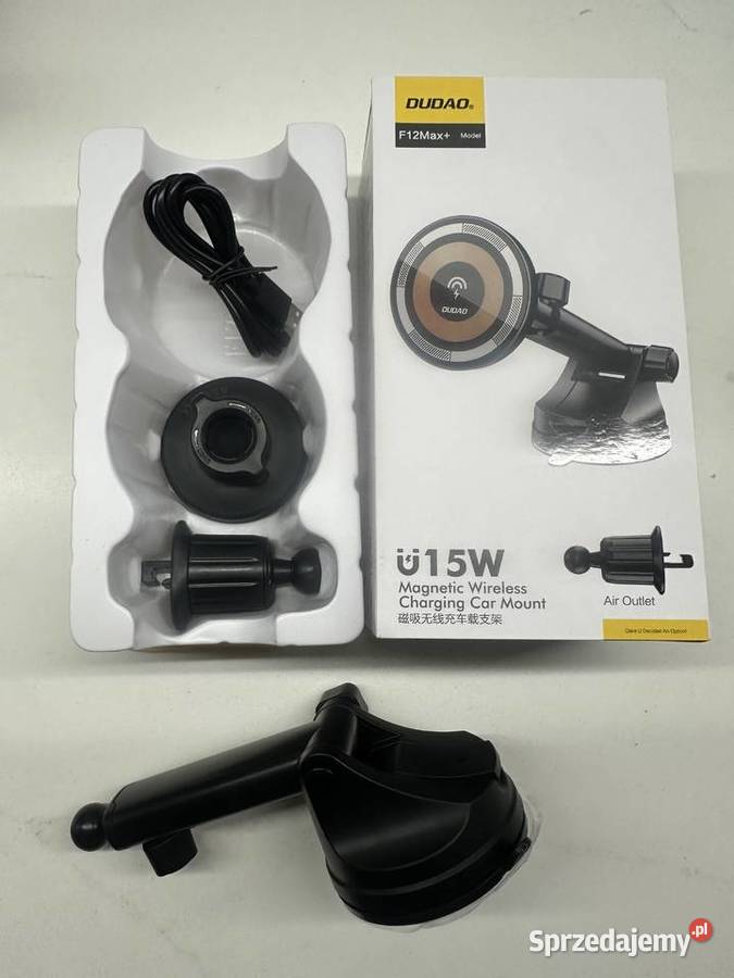 Uchwyt magnetyczny z ładowarką indukcyjną Pozostałe Łódź