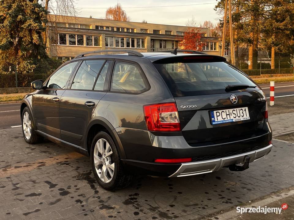 Skoda Octavia Scout 20 TDI 184 4x4 DSG wzorowy kurtyny powietrzne Octavia Chodzież sprzedam