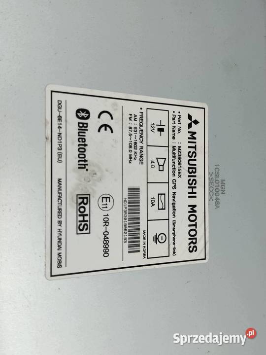 RADIO MZ360615EX Mitsubishi ASX I 2010