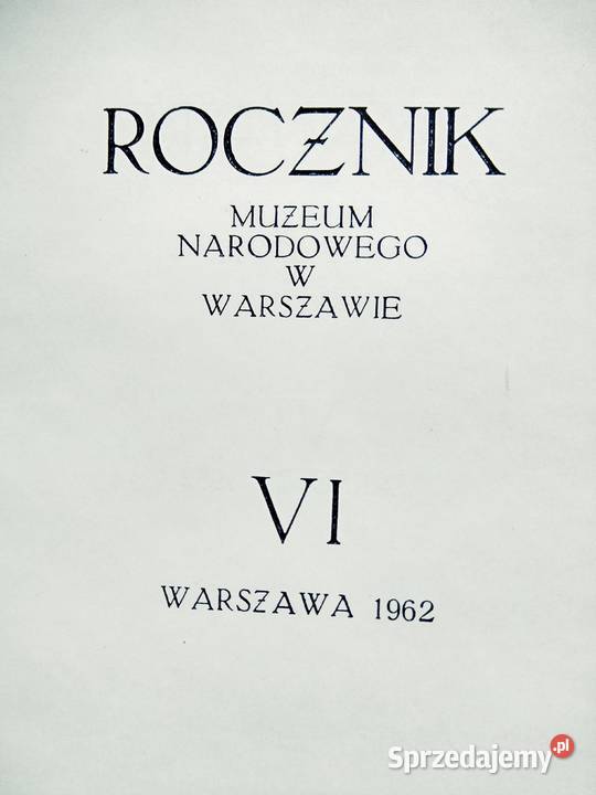 Muzeum narodowe w Warszawie książki używane Warszawa