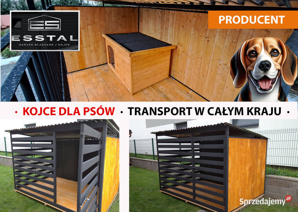 Kojec Psa 25x2 ściany drewniane Impregnowane Tychy