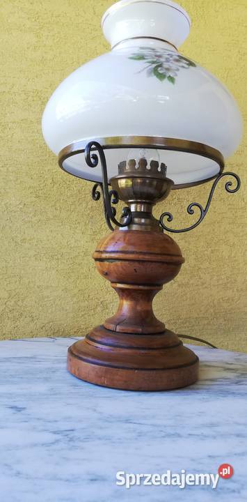 Lampka stołowa nocna biurowa stylowa naftowa Garwolin