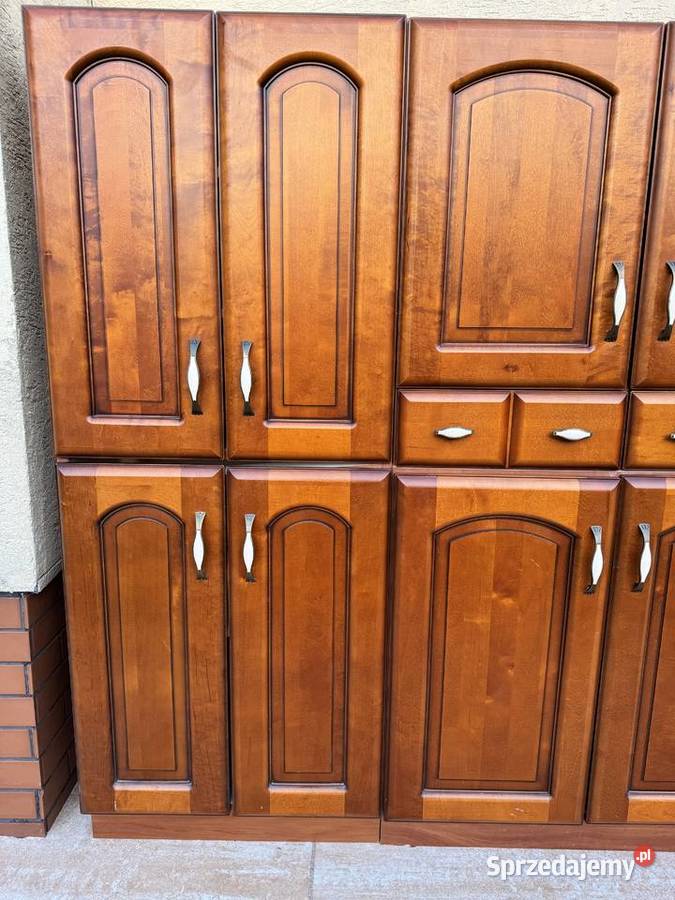 Komplet mebli kuchennych Bawaria szafki kredens Garwolin