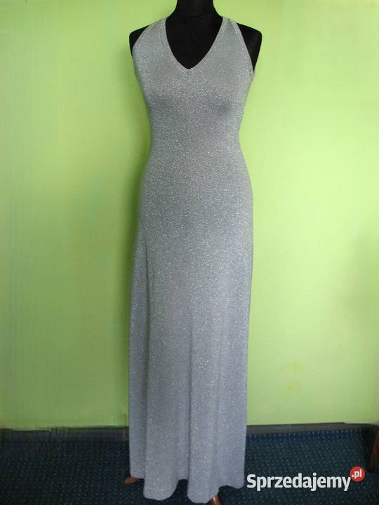 Sukienka z lurexu Maxi 36 biust 80 Siedlce