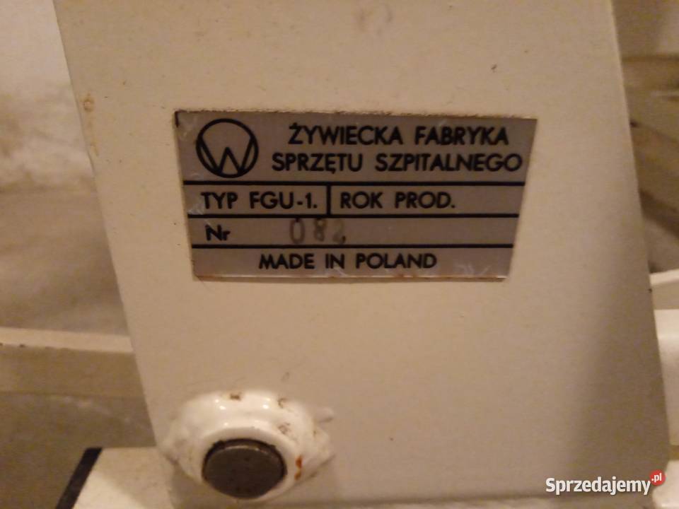 Fotel ginekologiczny lampa
