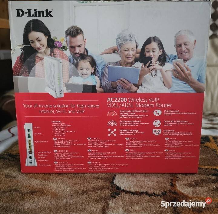 DLINK DVA5592 ŚWIATŁOWODOWY FIBER SFP 4G 5GHz