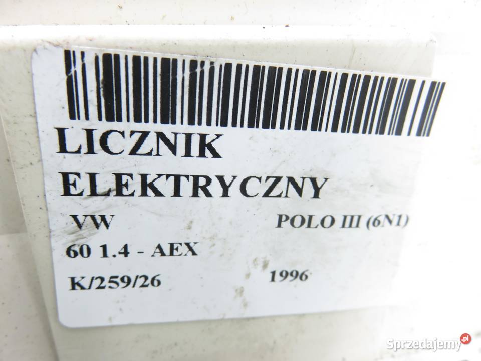 LICZNIK VW POLO III 6N1 14 60 6N0919860P Liczniki i zegary