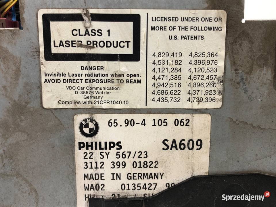 CZYTNIK NAWIGACJI BMW E39 4105062 9503