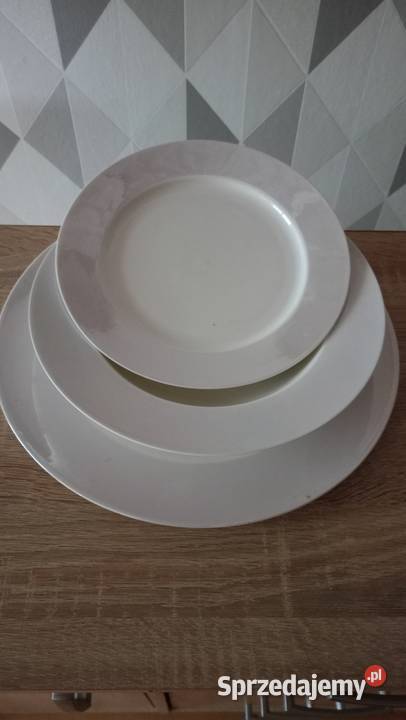 Eleganckie talerze Ręczno sprzedam