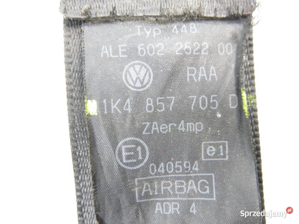 PAS LEWY PRZEDNI VW GOLF V 1K4857705D 6002213100 małopolskie