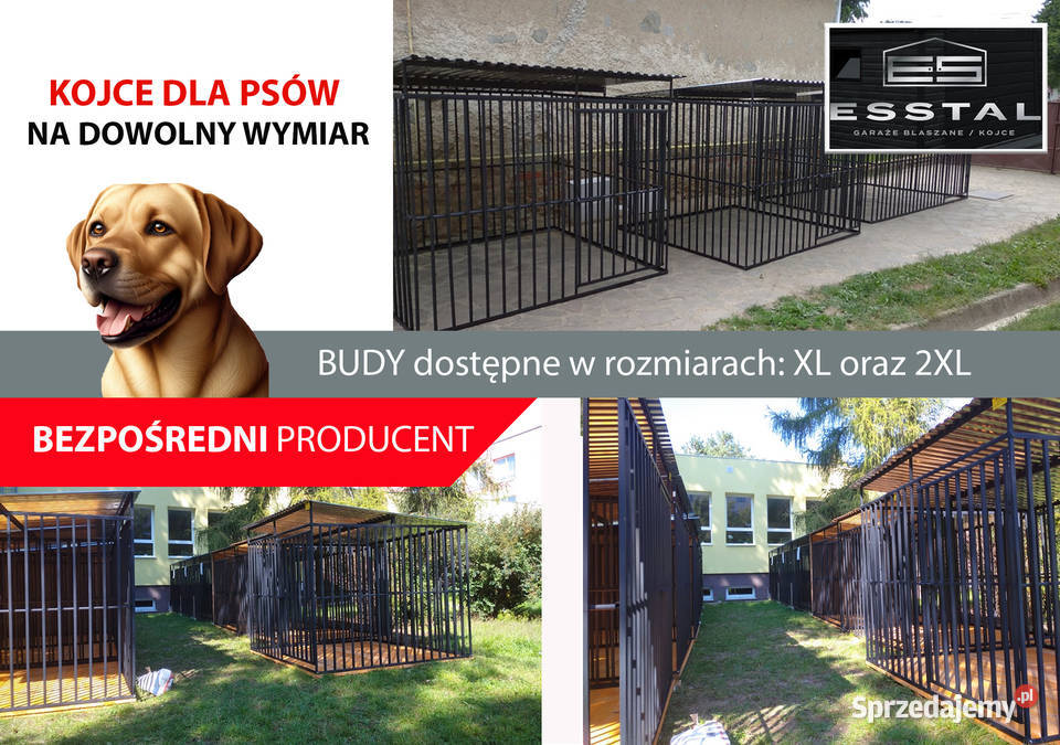 Kojec Psa 2x2 Kojce DOWOLNE WYMARY PSA ESSTAL Jasło