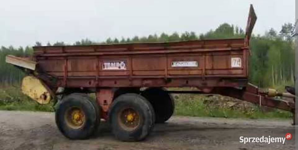 Rozrzutnik przyczepa tandem Belarus tempo 7ton Dragany